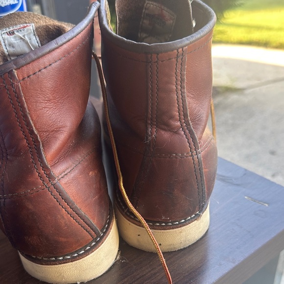Red Wing 875 Brown Leather Men's Boots - Picture 3 of 5